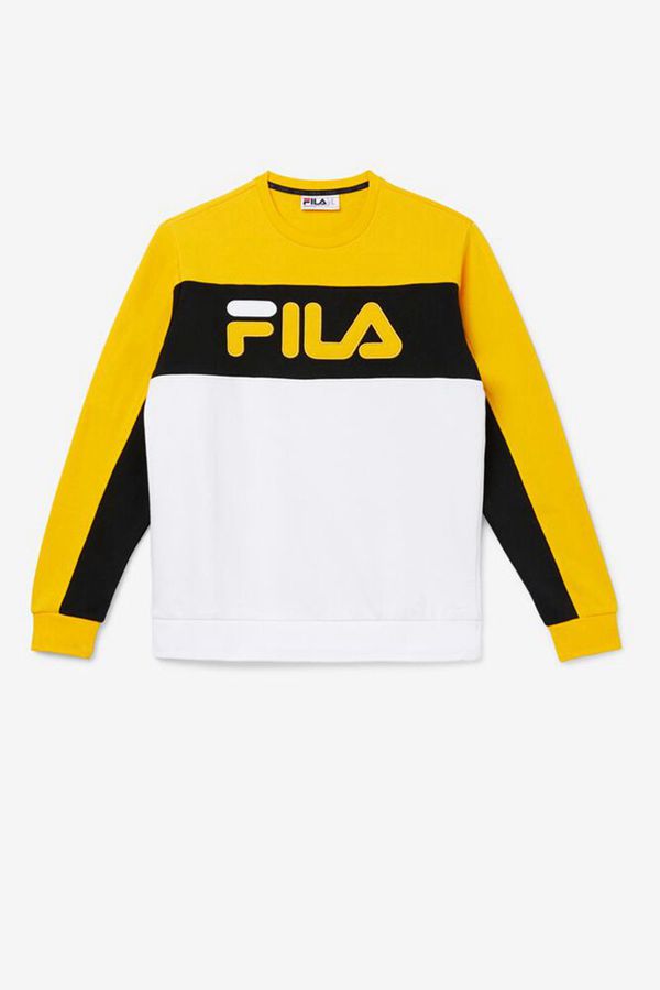 Moletons Fila Homem Multicoloridas - Fila Lesner Fleece Crew Portugal Lisboa,GHZE-37520